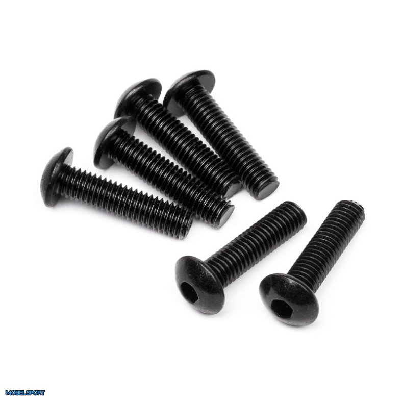 HPI 94757 Button Head Screw M5X20mm (Hex Socket/6Pcs)