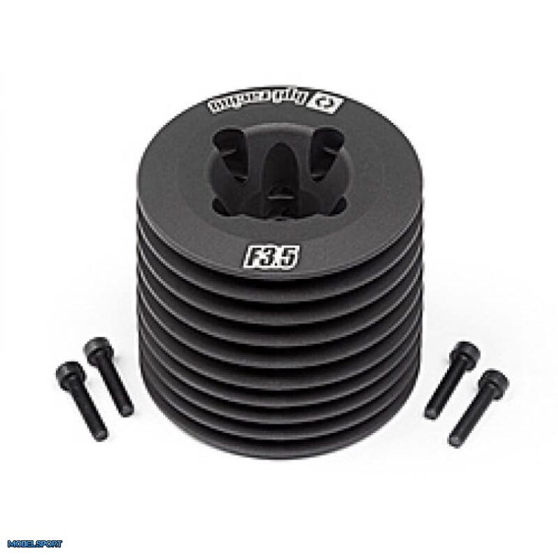 HPI 111609 Aluminum Heatsink Head (Black/F3.5 V2)