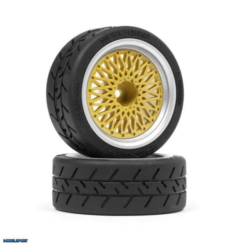 HPI 120266 BBS RS Wheels Silver/Gold 26mm