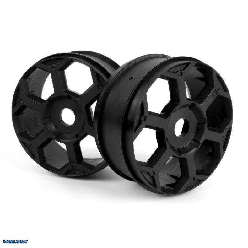 HPI 160279 Hexcode Wheel Black (2pcs)