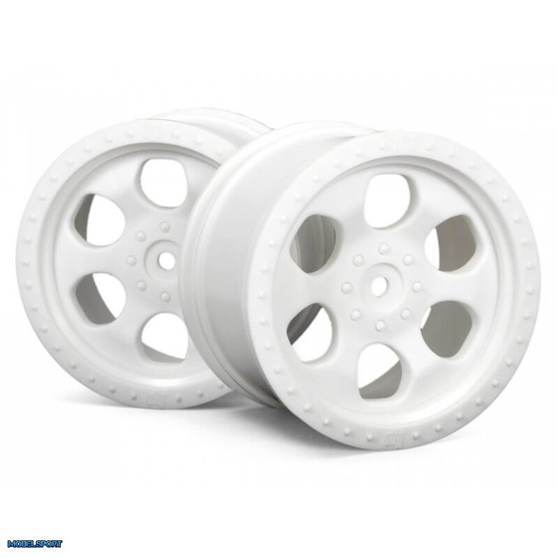 HPI 3115 6 Spoke Wheel White 83x56mm
