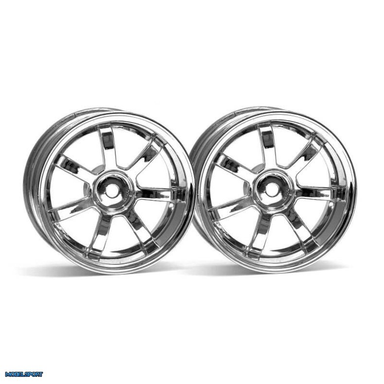 HPI 3317 Rays Gram Lights 57S-Pro Wheel Chrome (6Mm Offset)