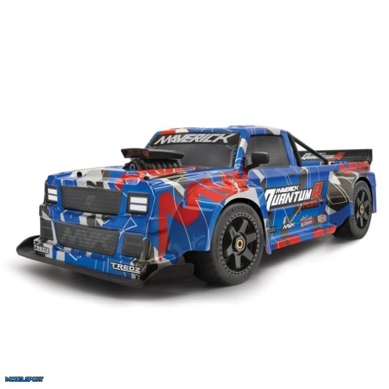 Maverick 150318 Quantumr Race Truck Body (Blue/Red)