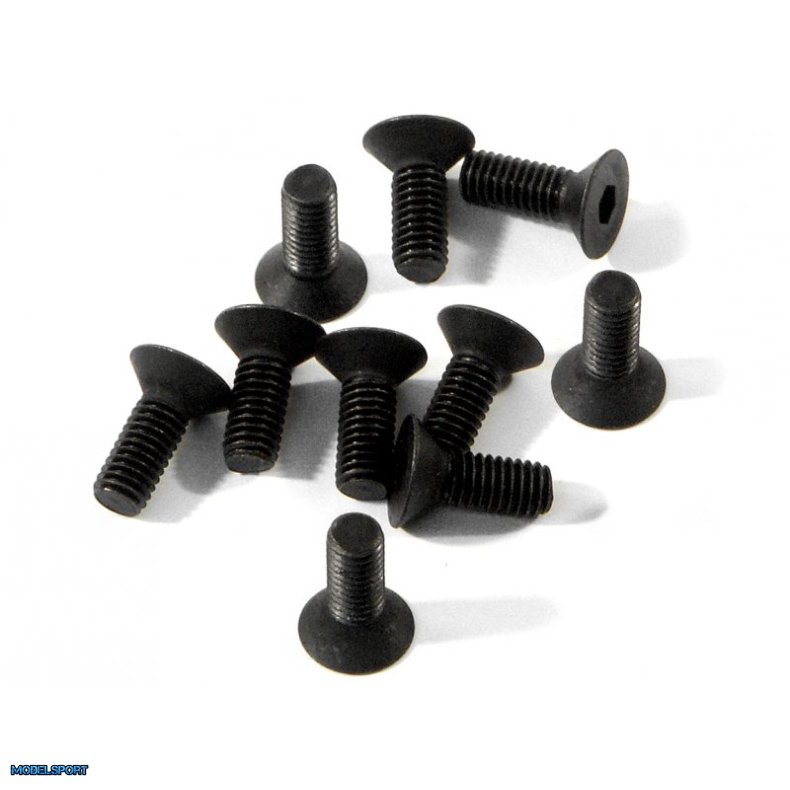 HPI Z082 Flat Head Screw M3X8mm (Hex Socket/10Pcs)