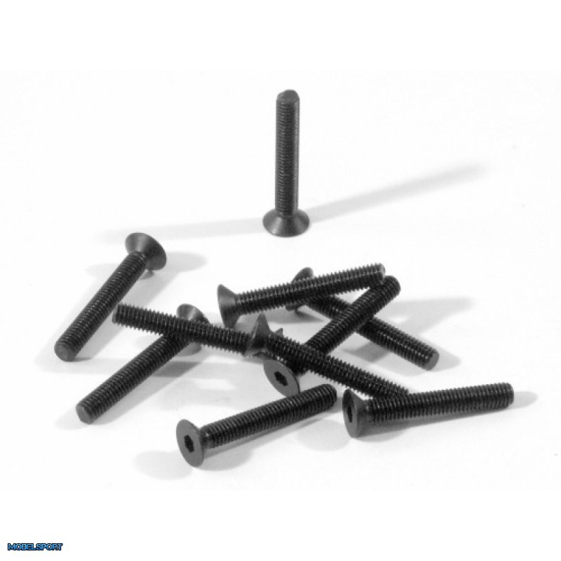 HPI Z087 Flat Head Screw M3X20mm (Hex Socket/10Pcs)