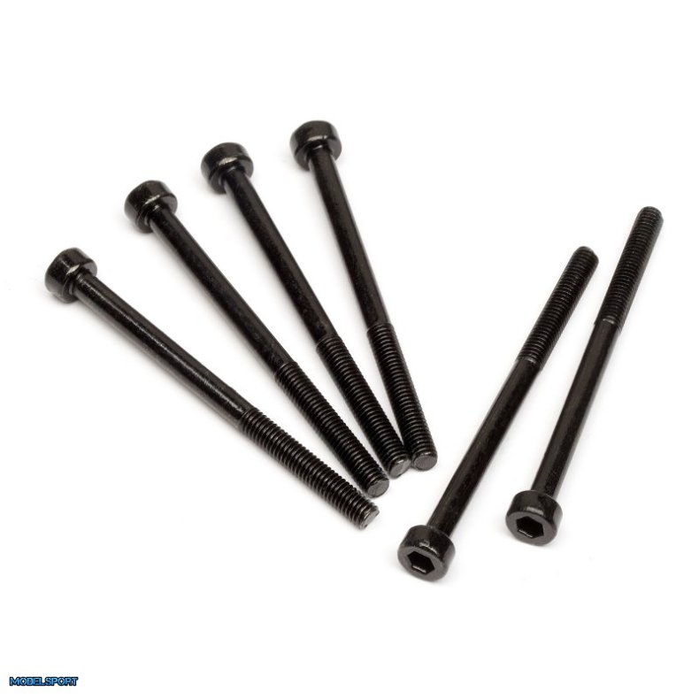 HPI Z303 Cap Head Screw M3X42mm (Black/6Pcs)
