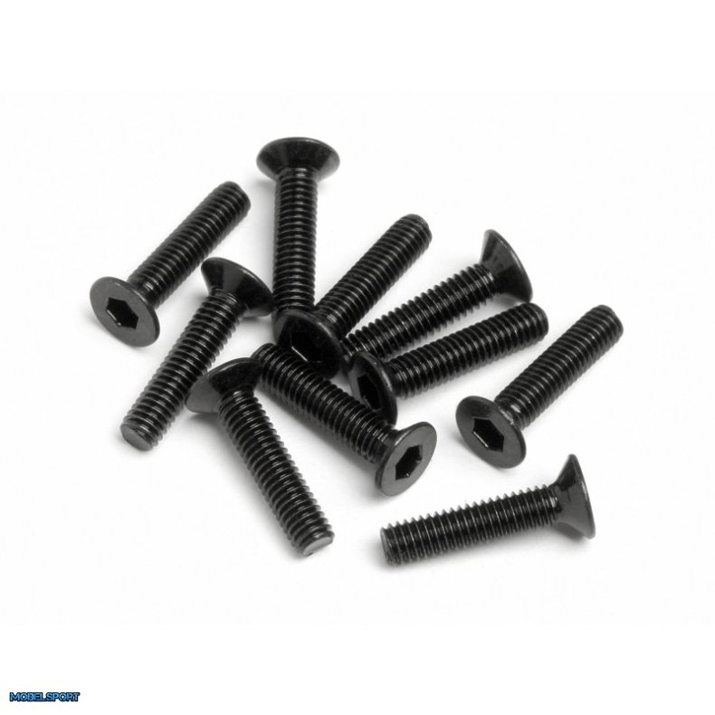 HPI Z449 Flat Head Screw M2.5X12mm (Hexsocket/10Pcs)