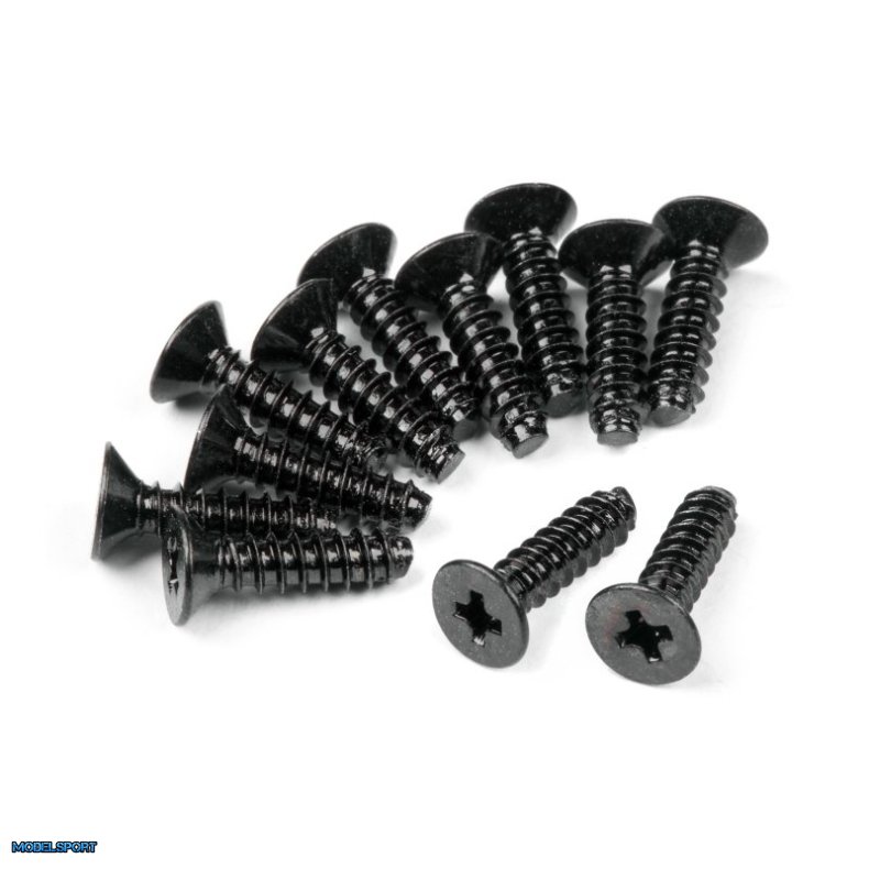 HPI Z477 Tp Flat Head Screw M2.6X10mm (12Pcs)
