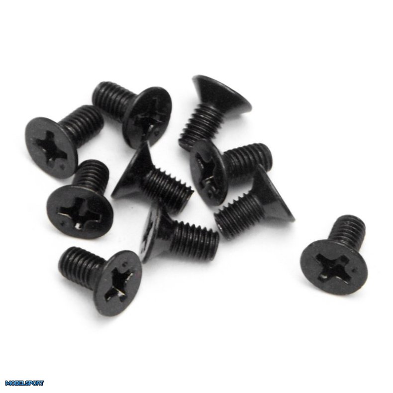HPI Z525 Flat Head Screw M3X6mm (10Pcs)