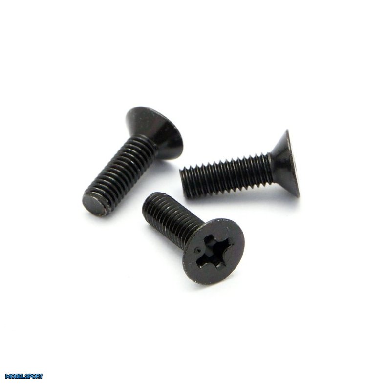 HPI Z527 Flat Head Screw M3 X 10mm (6Pcs)