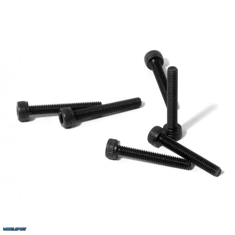 HPI Z547 Cap Head Screw M3 X 20mm (Black/6Pcs)