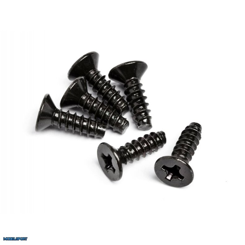 HPI Z577 Tp Flat Head Screw M3 X 10mm (6 Pcs)