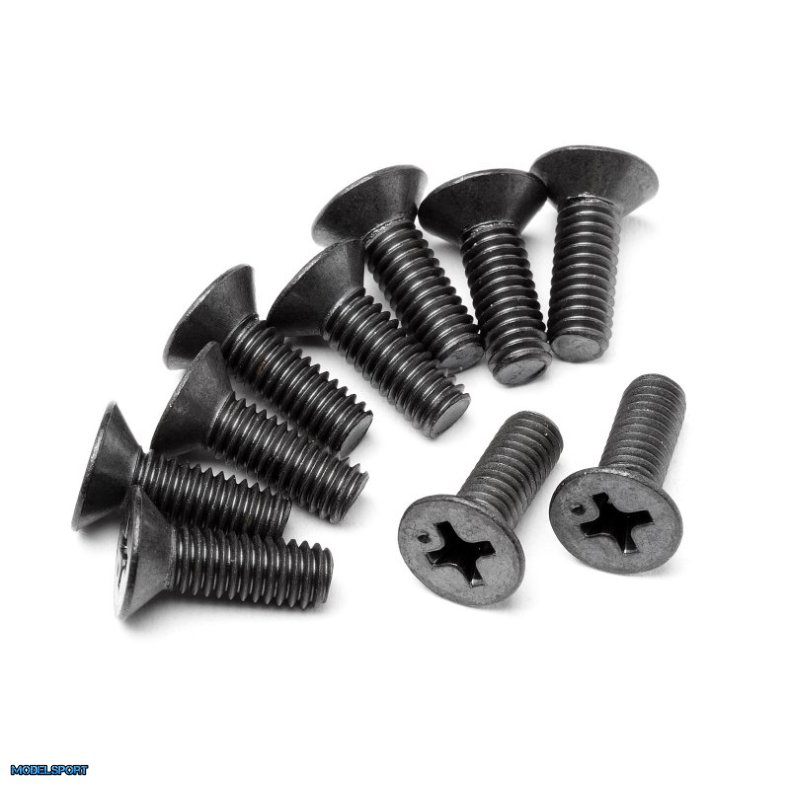 HPI Z623 Flat Head Screw M4X12mm (6Pcs)