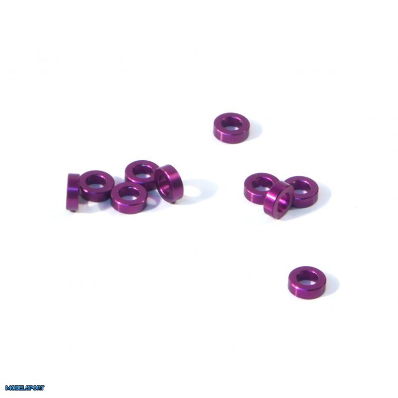 HPI Z817 Aluminium Washer 3 X 6 X 2.0mm (Purple/10 Pcs)