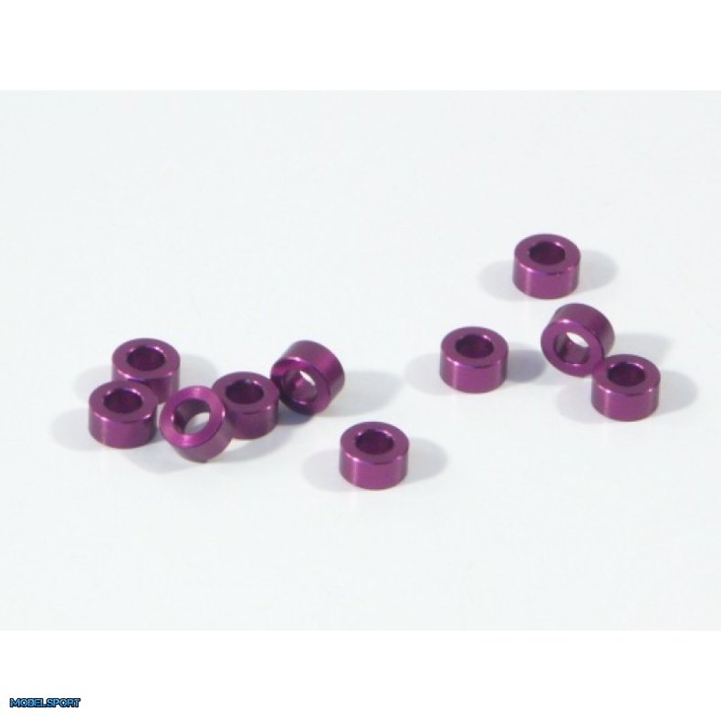 HPI Z819 Aluminium Washer 3 X 6 X 3.0mm (Purple/10 Pcs)