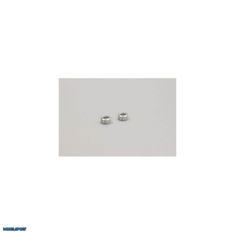 Kyosho 10mm screw cap silver v-one r4 (2)