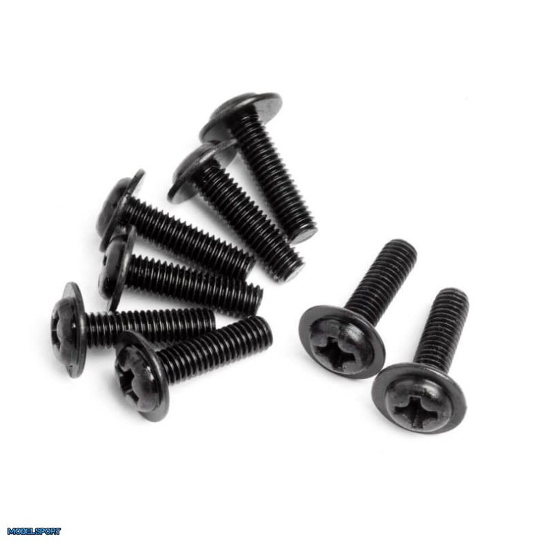 Maverick 22126 Domed Head Disc Screw M3X10 (8)