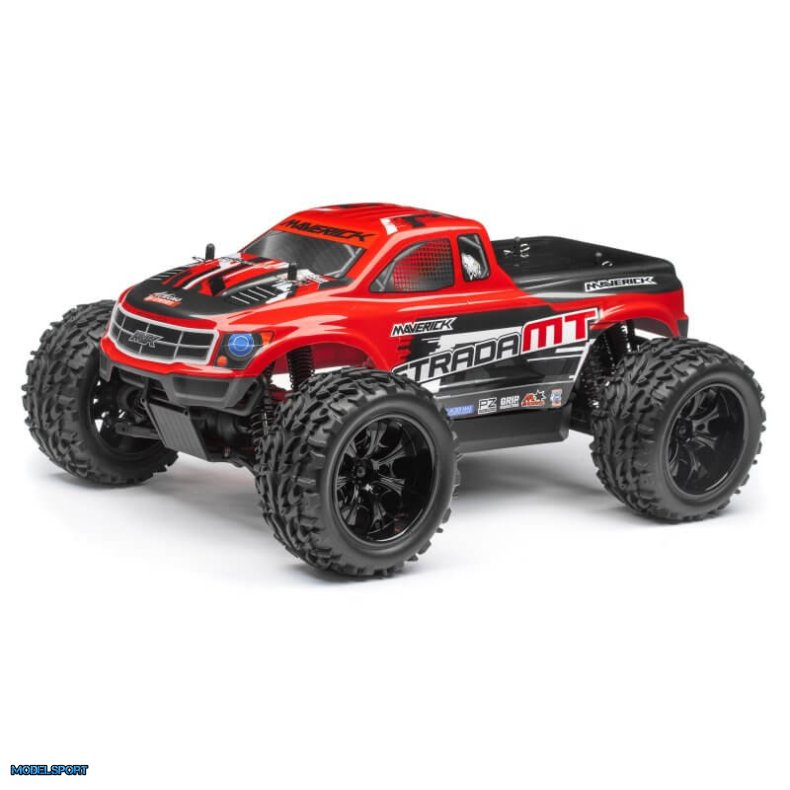 Maverick 22744 Monster Truck Painted Body Red (Mt)