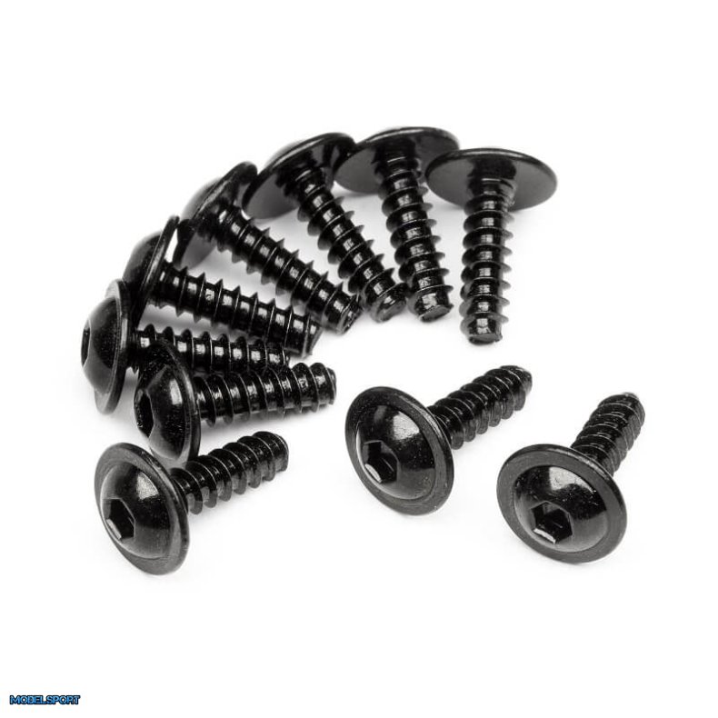 Maverick 23075 T.P Flanged Screw M3X10mm (10 Pcs)