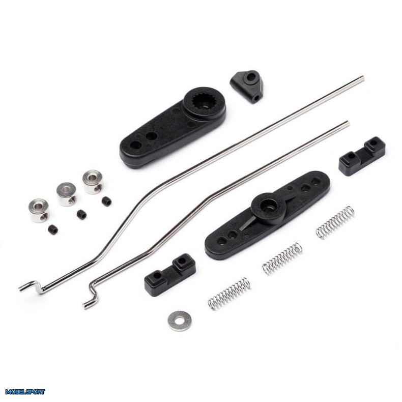 Maverick 24039 Servo Horn And Throttle Linkage Set Blackout Mt