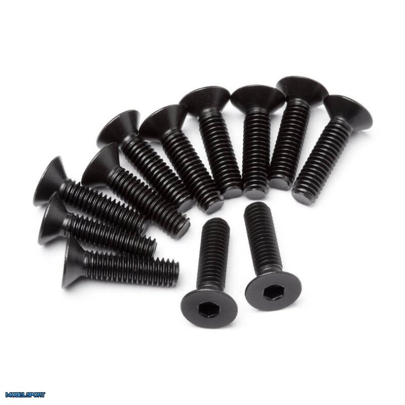 Maverick 24072 Flat Head Screw M4X16mm 12 Pcs