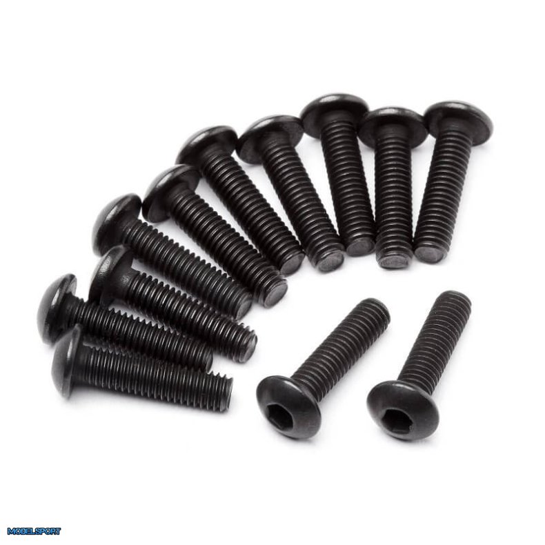 Maverick 24086 Cap Head Screw M3X12mm 12 Pcs