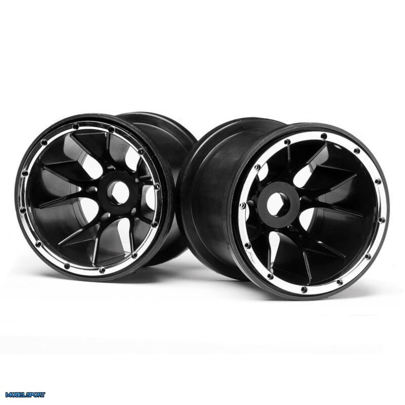 Maverick 24105 Black Wheels 2 Pcs (Blackout Mt)