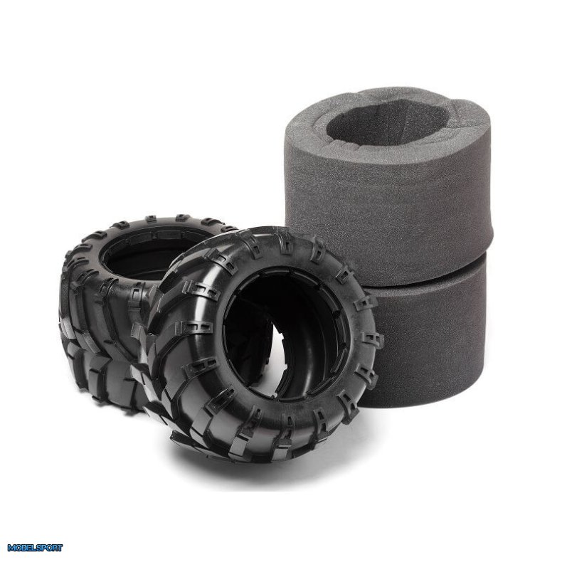 Maverick 24106 Tyres W/Inserts 2 Pcs (Blackout Mt)