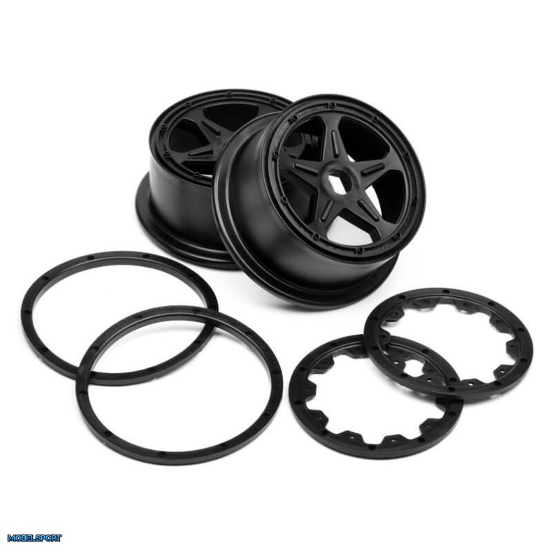 Maverick 24174 Blackout Xb Wheel Set (Rear) Pr