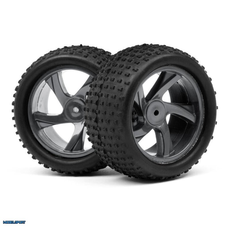 Maverick 28047 1/18 Truggy Wheel &amp; Tyre Assembly (Ion Xt)