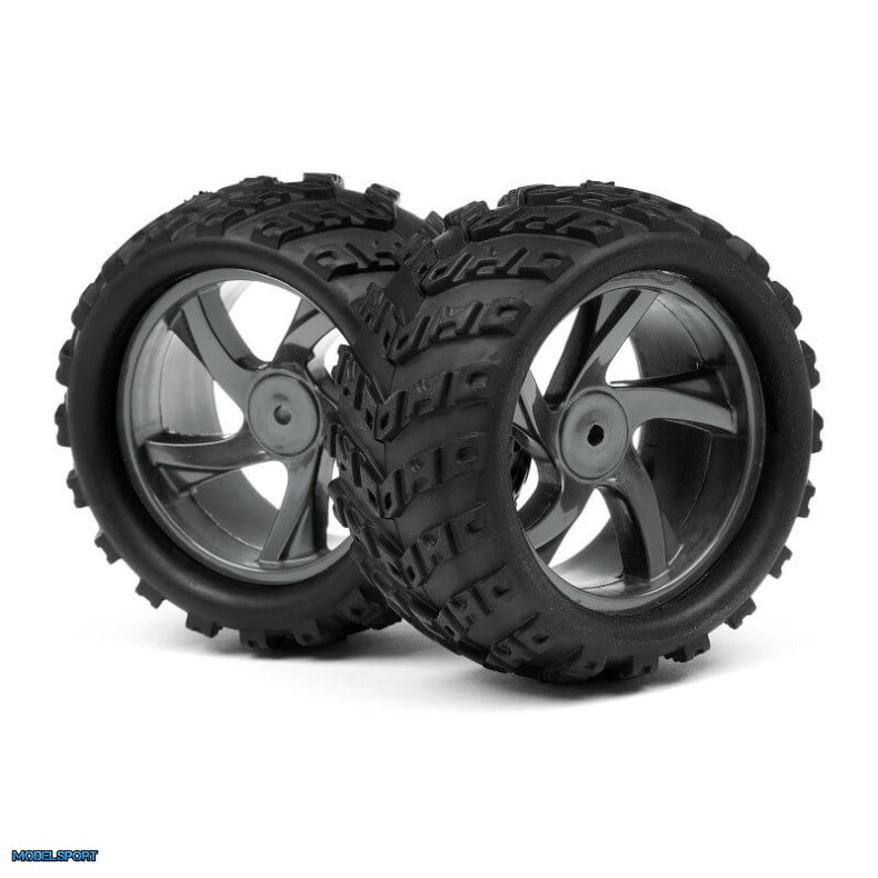 Maverick 28055 1/18 Monster Truck Wheel &amp; Tyre Assembly (Ion Mt)