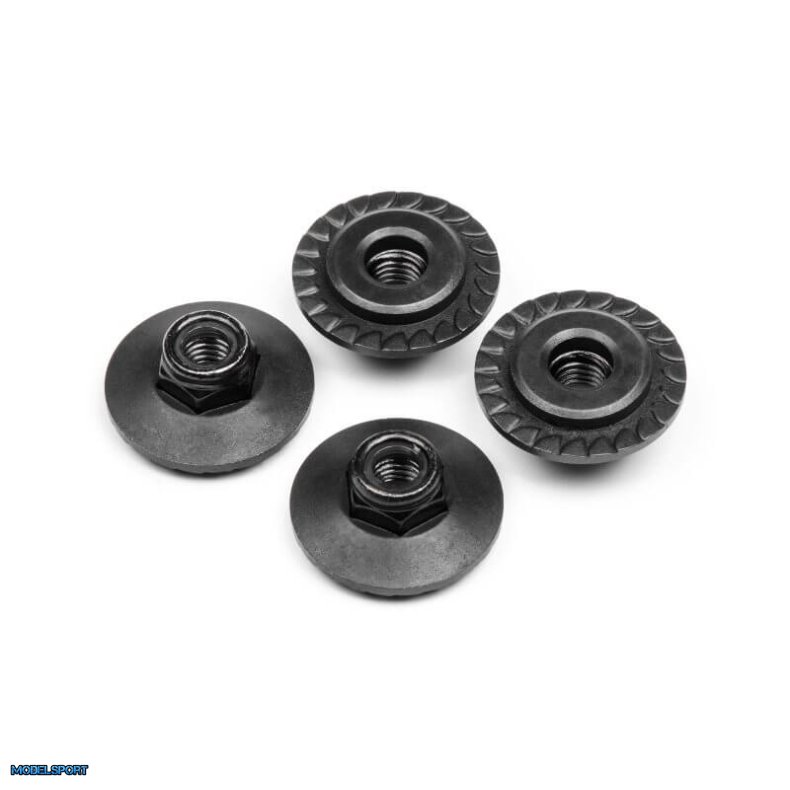 Maverick 29092 Flanged Lock Nut M5X8mm (4Pcs)