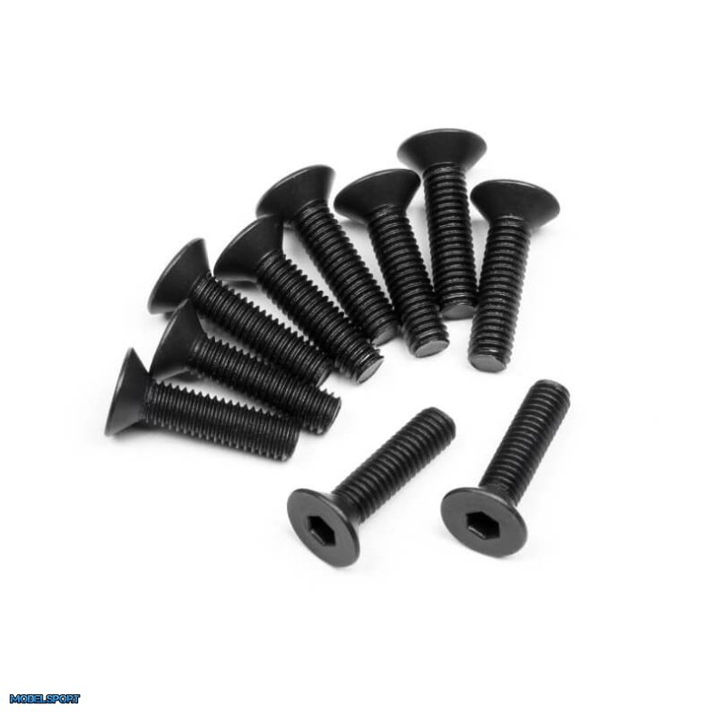 Maverick 29093 Flat Head Screw M3X12mm (10Pcs)