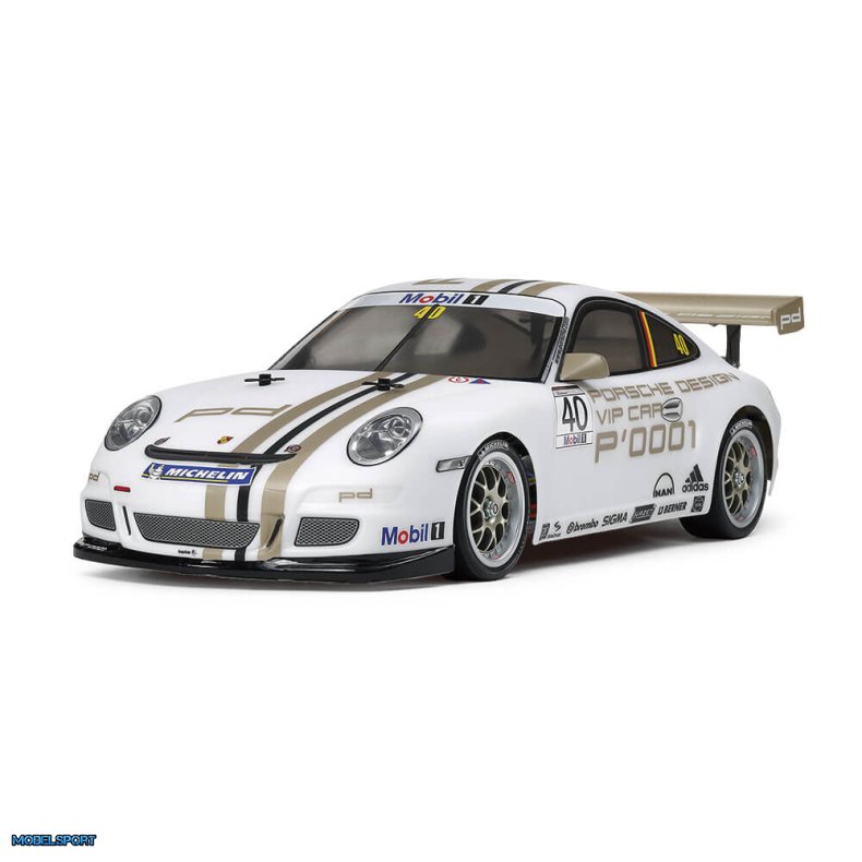 Tamiya 47429 Porsche 911 GT3 CUP VIP 2008 TT-01 E