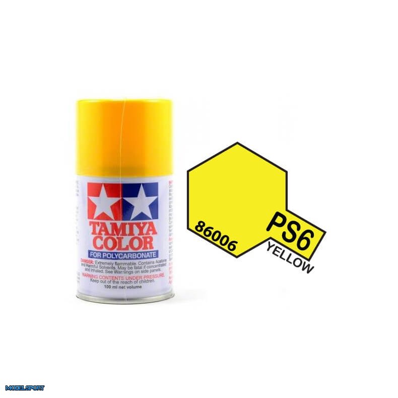 Tamiya Color Lexan PS-6 Yellow