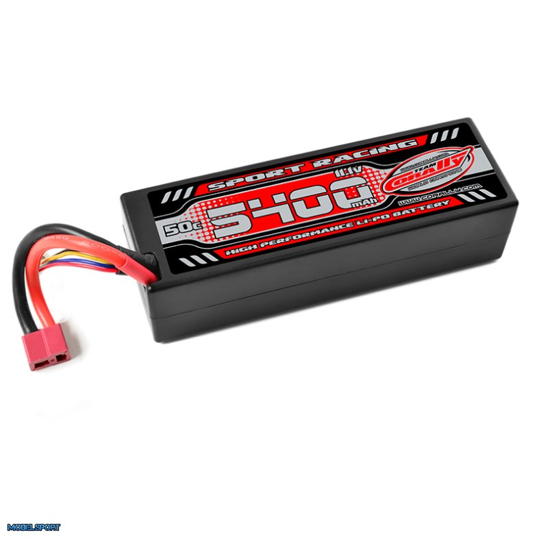 Team Corally Sport Racing 50C 5400Mah 3S 11,1V T-PLUG Hard Case