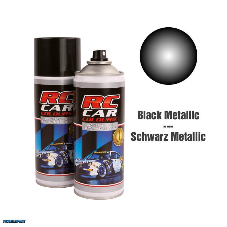 RC Car Colours Black Metalic Nr 935 Spraymaling