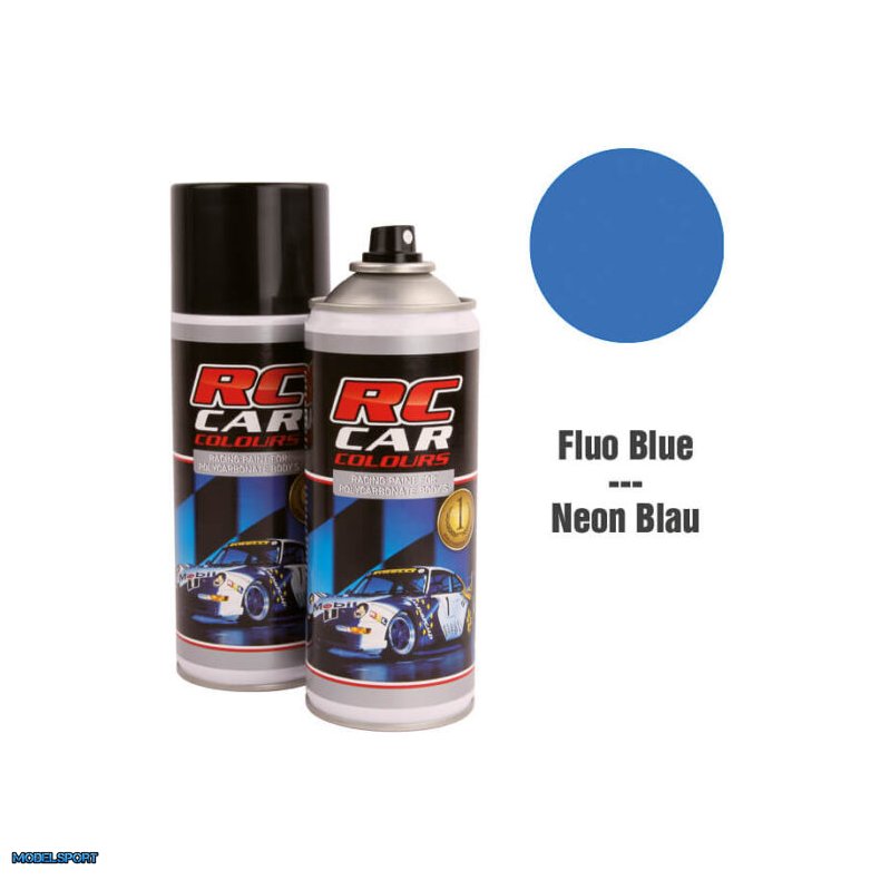 RC Car Colours Fluo Blue Nr 1014 Spraymaling