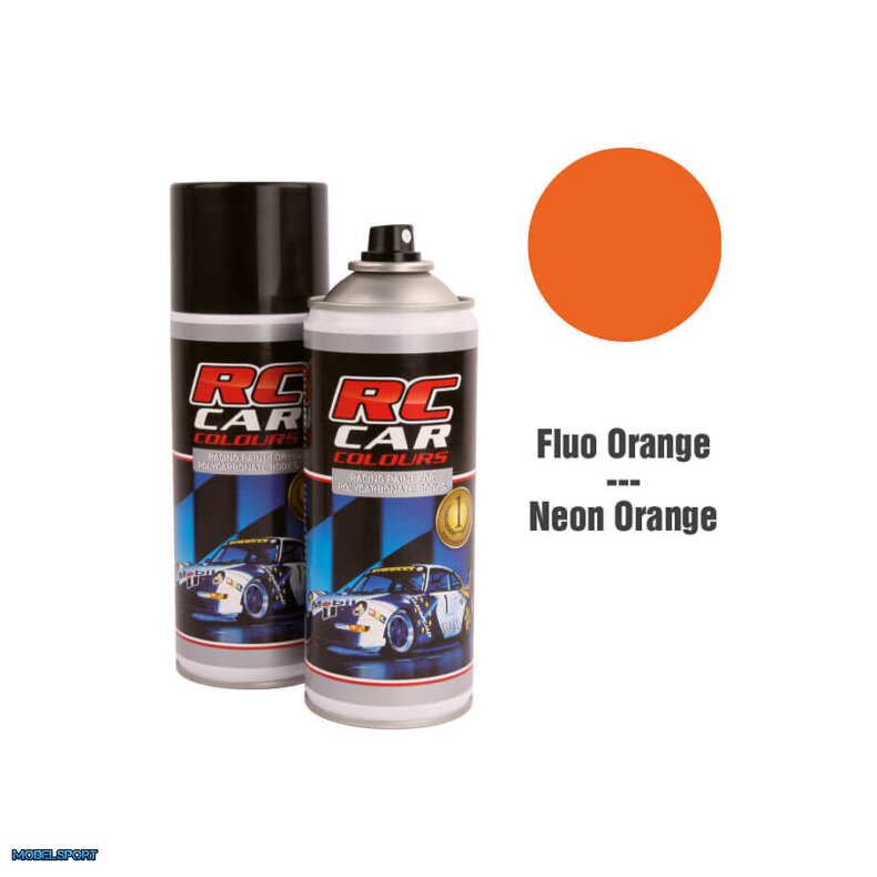 RC Car Colours Fluo Deep Orange Nr 1011 Spraymaling