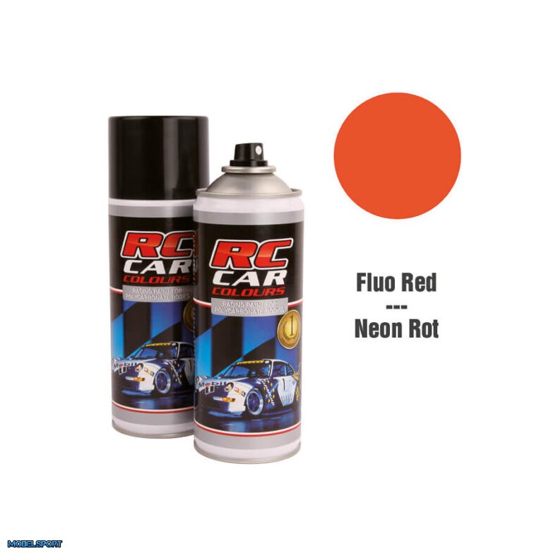 RC Car Colours Fluo Red Nr 1005 Spraymaling