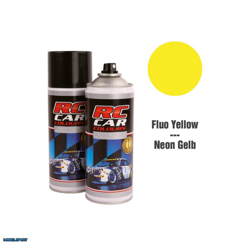RC Car Colours Fluo Yellow Nr 1007 Spraymaling