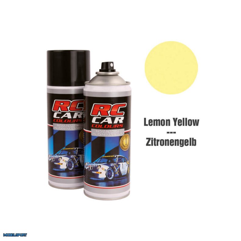 RC Car Colours Lemon Yellow Nr 020 Spraymaling