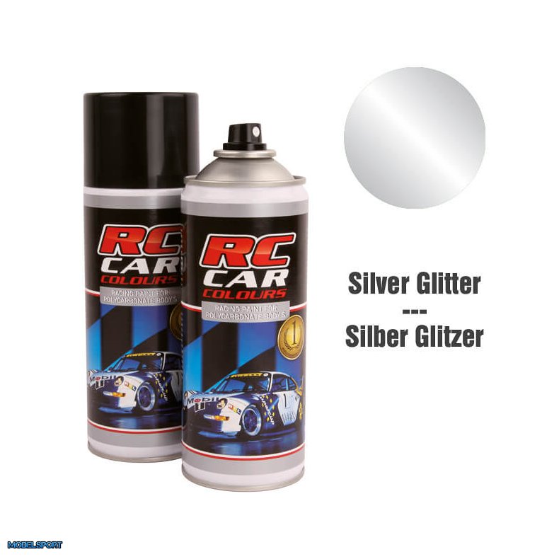 RC Car Colours Silver Glitter Nr 924 Spraymaling