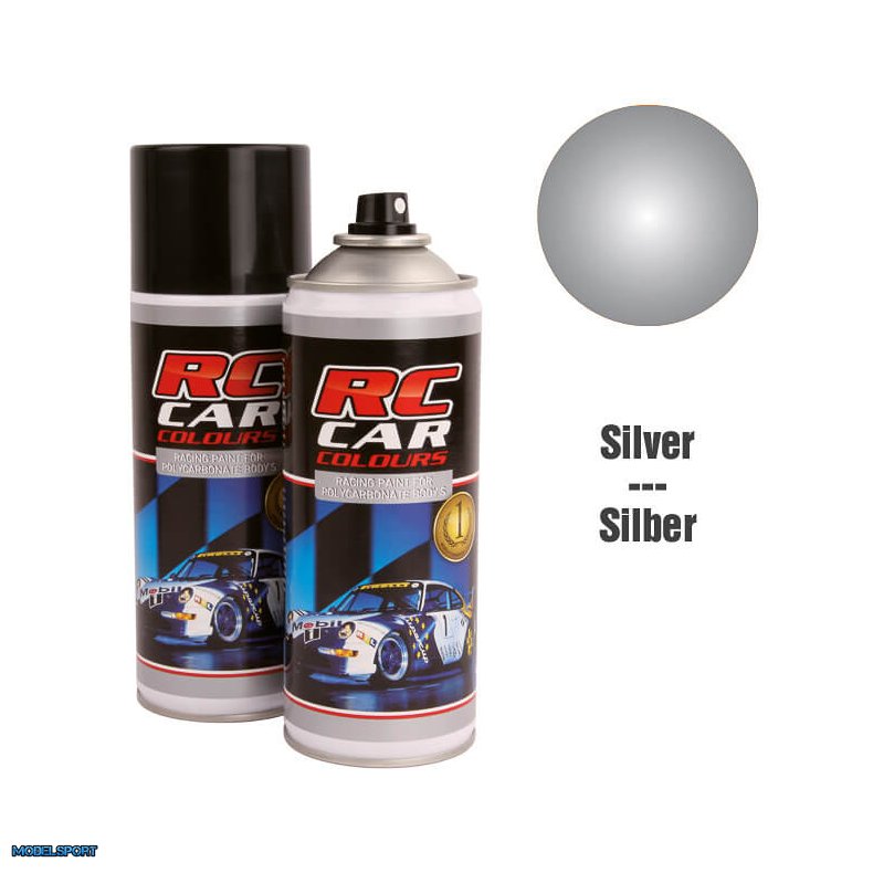RC Car Colours Silver Nr 933 Spraymaling