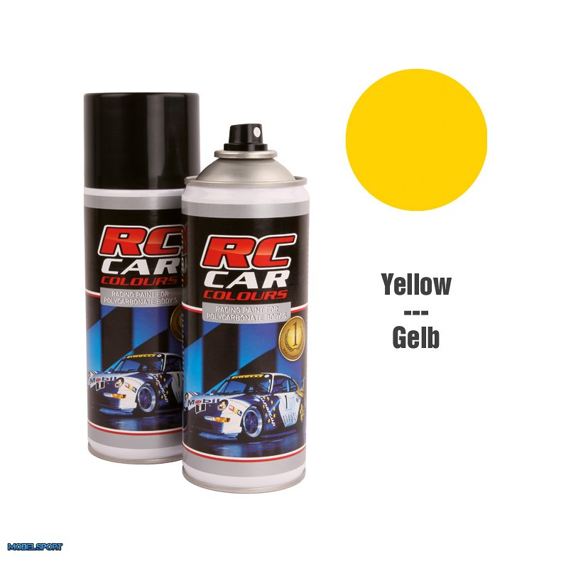 RC Car Colours Yellow Nr 019 Spraymaling