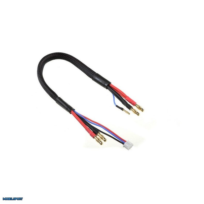 Team Corally Charge/Balance Lead 2S 5mm Ultra V+ Silicon Wire 30Cm