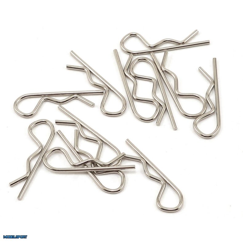 Traxxas TRX1834 Karosseri clips (Silver) 12 stk