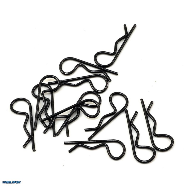 Traxxas TRX1834A Karosseri clips (Sorte) 12 stk